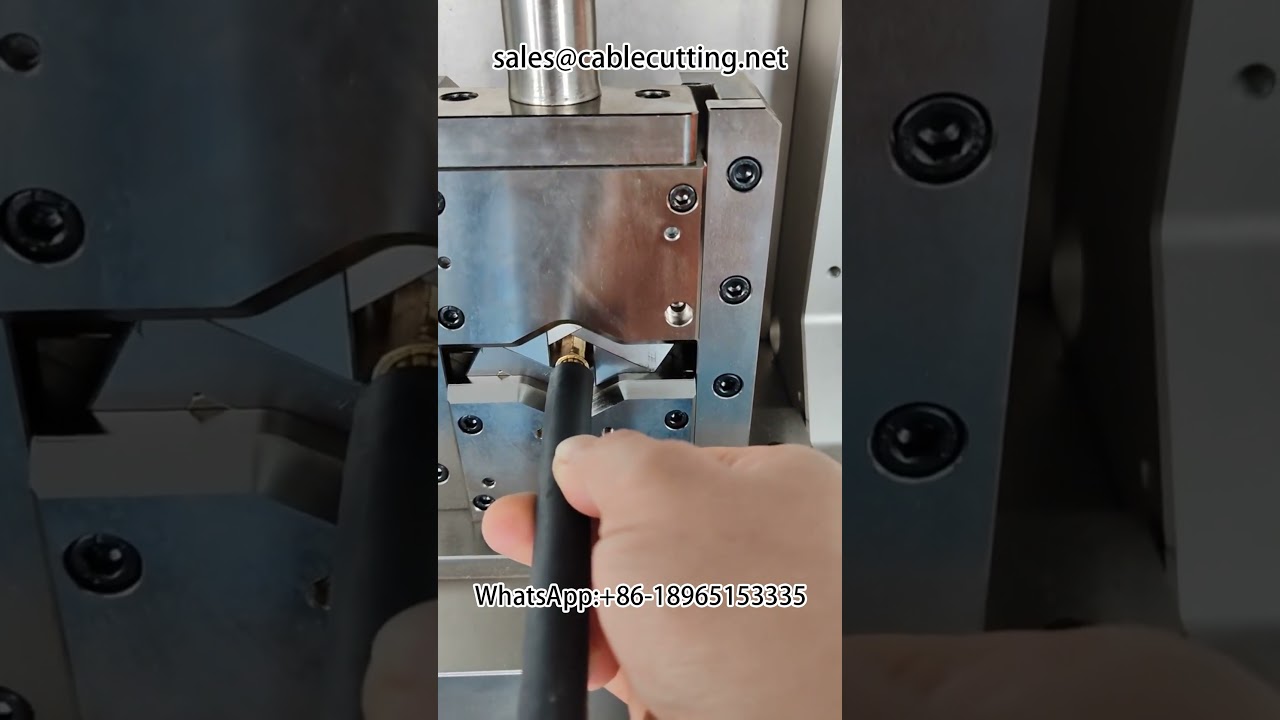 New energy terminal crimping self service crimping machine #stripping machine #terminal machine