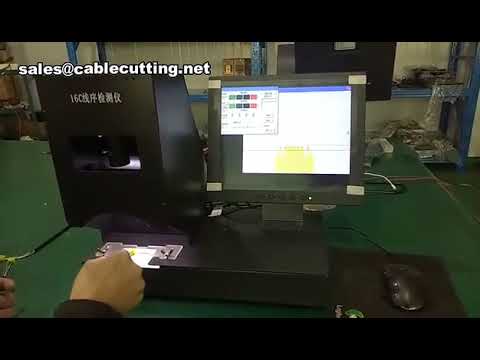 Color Wire Sequence Detector,Cable Sequence Automatic Detector,Inspection Ribbon Cable Device mp4