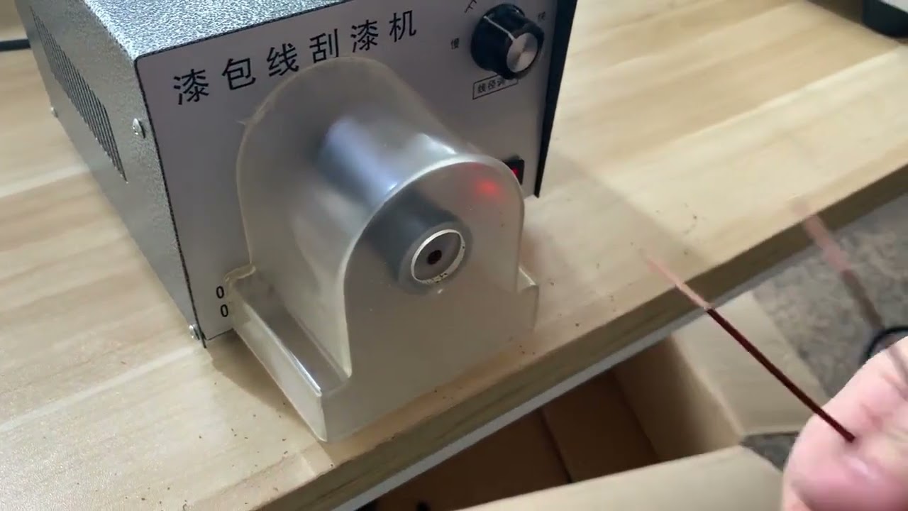 Enameled Copper Wire Paint stripper stripping Scraping Scraper Machine WPM-550