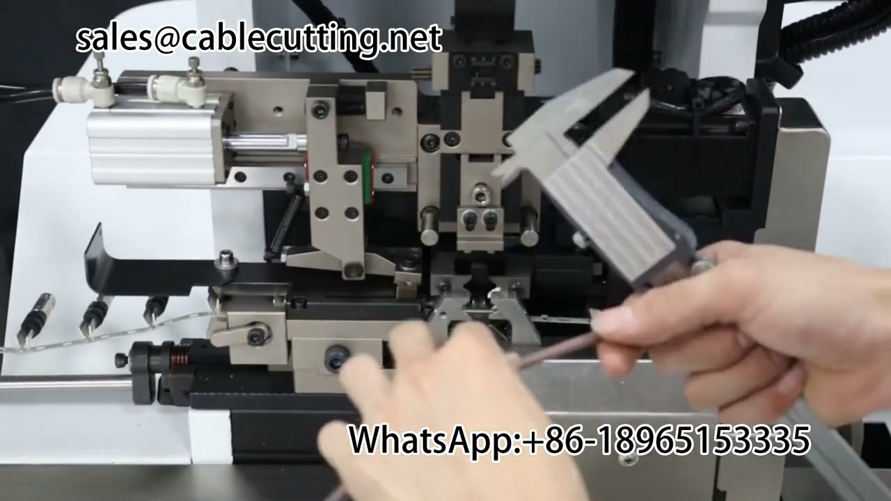 Full servo stripping and beating integrated machine #stripping machine #automotive wire harness equi