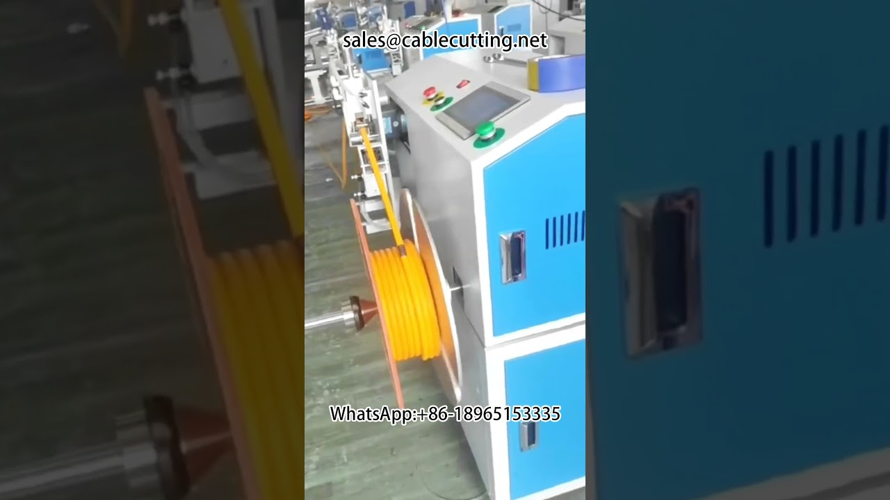 #spray hose #tube winding machine #metre counting row position cutting tube winding and rewinding