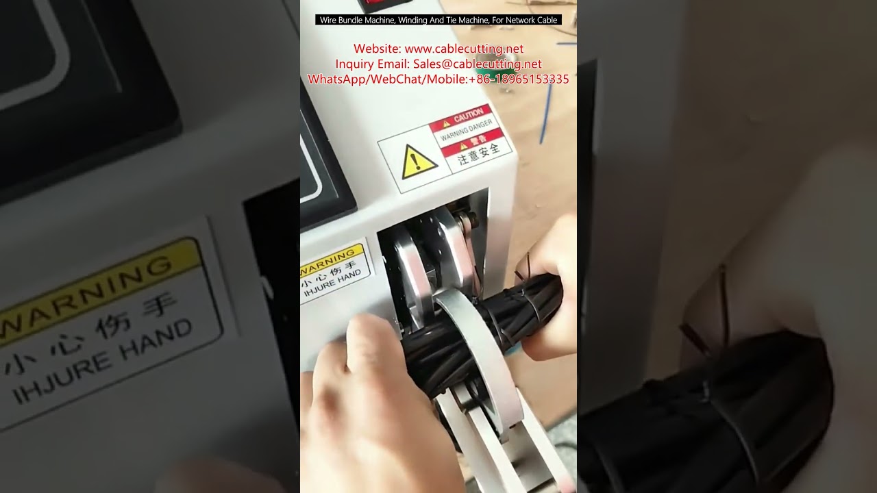 Wire Bundle Machine, Winding And Tie Machine, For Network Cable