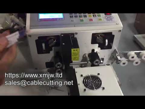 WPM 380t Usb Cable Wire Cutting Peeling Machine With Twisting Cable Manufacturing Equipment
