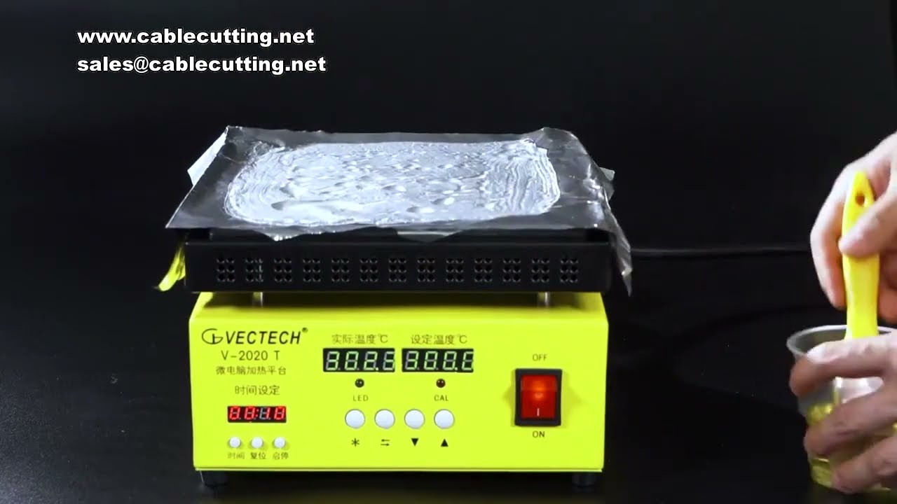 956-S Heating Table 300W Dual Display Heating Plate with LED Lamp Bead for Welding and Soldering