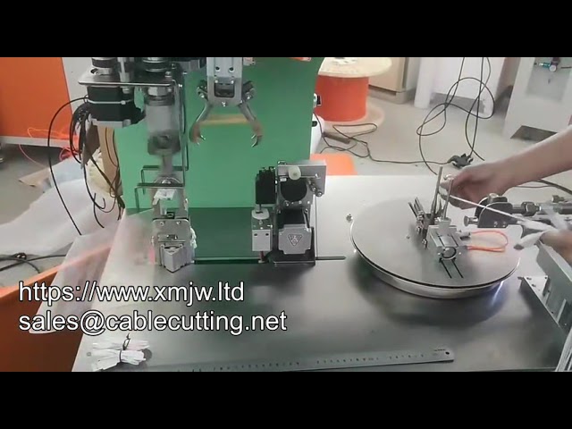 WPM 81 Automatic Wire Hose Winding And Banding Machine Adhesive Tape Binding And Labelling Machine
