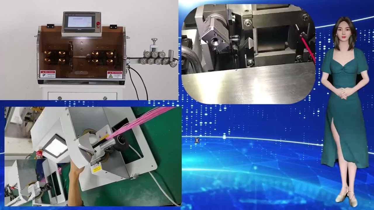 Semi-Automatic Ferrule Terminal Press Machine with Wire Strip and Press Tool for Pre-Insulated Tubular Terminals
