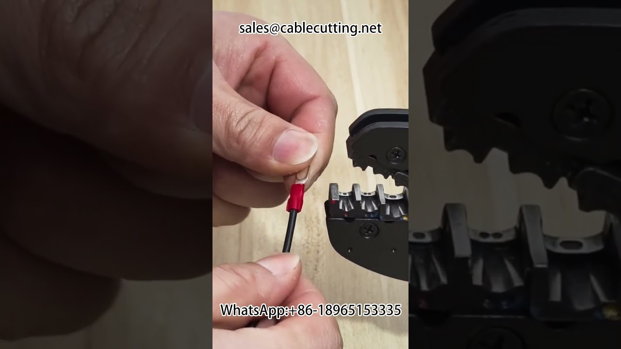 Electric terminal crimping machine, crimping all kinds of terminals #Automation