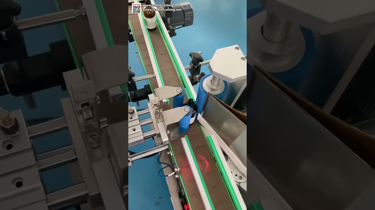 Clear View Label Dispensing System Automatic Labeling Machine for Efficient Packaging Lines