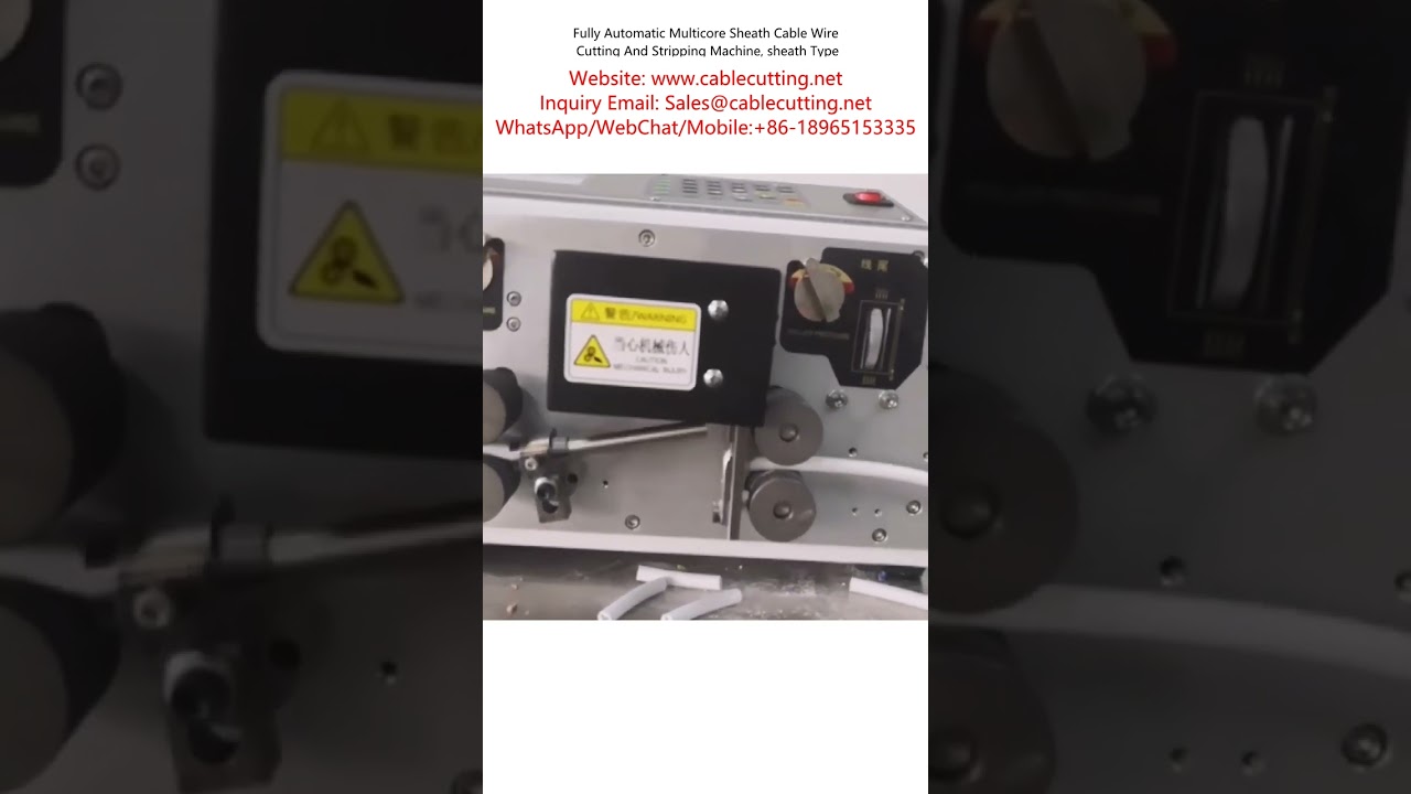 Fully Automatic Multicore Sheath Cable Wire Cutting And Stripping Machine, sheath Type