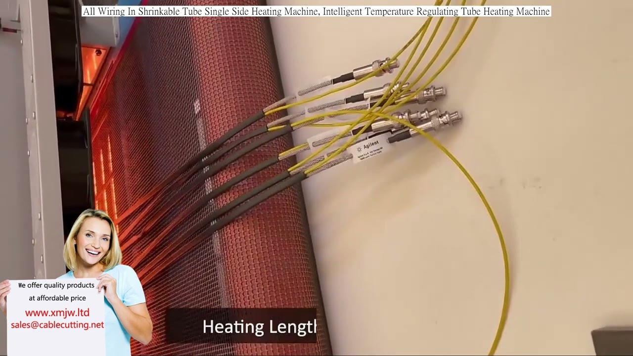 Single-Side Heating Machine for Wiring in Shrinkable Tube with Intelligent Temperature Control