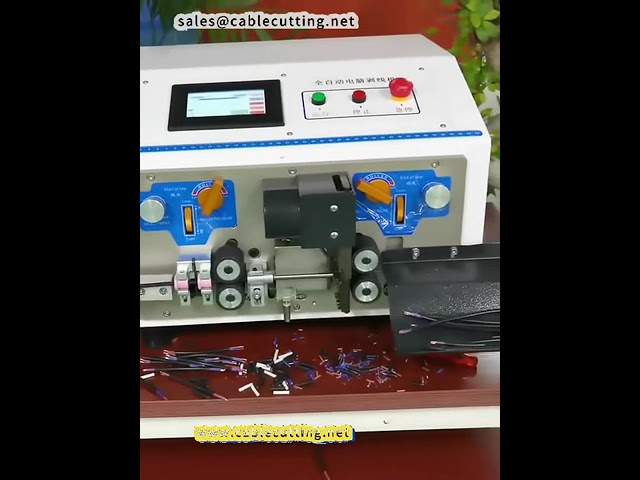 Automatic Wire Stripping Machine for Industrial Automation