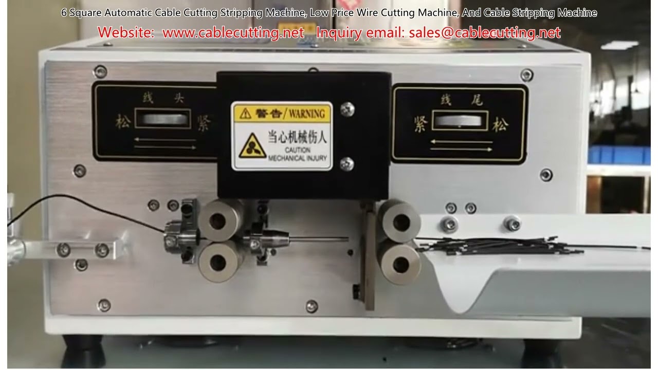 6 Square Automatic Cable Cutting Stripping Machine, Low Price Wire Cutting Machine, And Cable Stripp