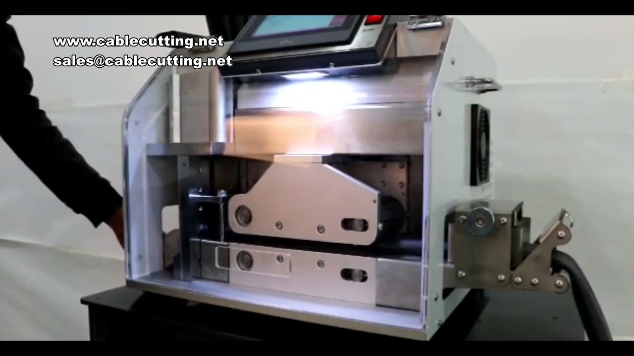 200W Wire Cutting and Stripping Machine, 10-80mm Cutting, 30mm Stripping for Pipe Processing