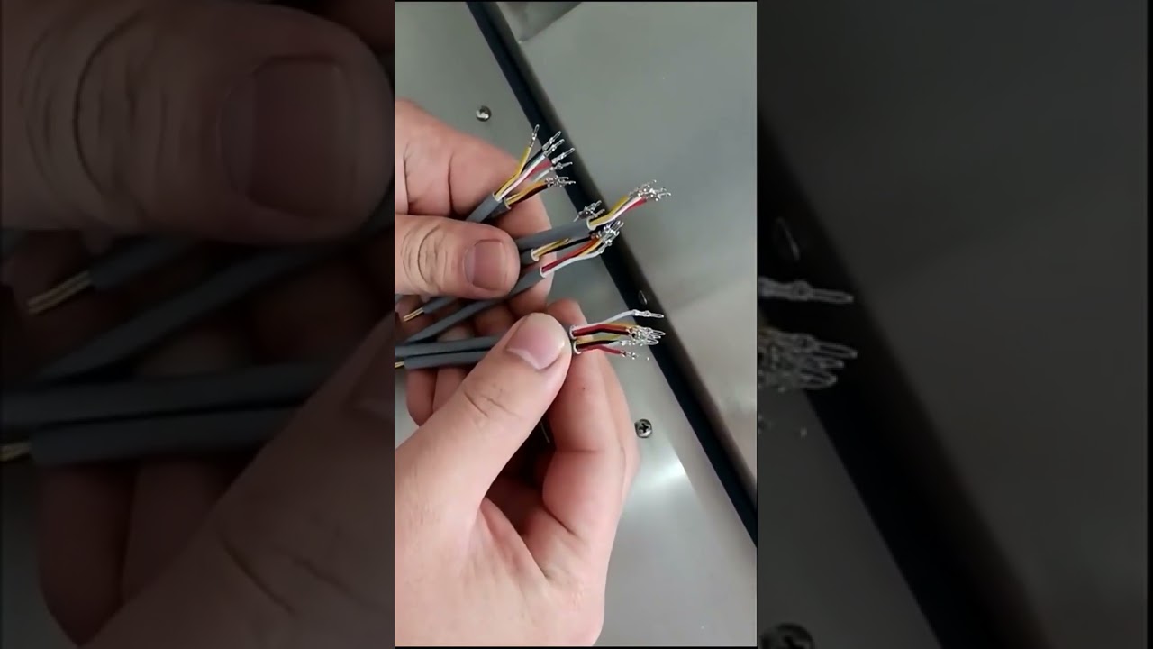 High speed Semi automatic Multi core Sheathed Wire Stripping Terminal Crimping Machine