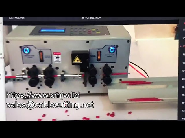 WPM 104 Double Cable 25mm2 Single 45mm2 Scrap Copper Wire Cutting Stripping Twisting Machine