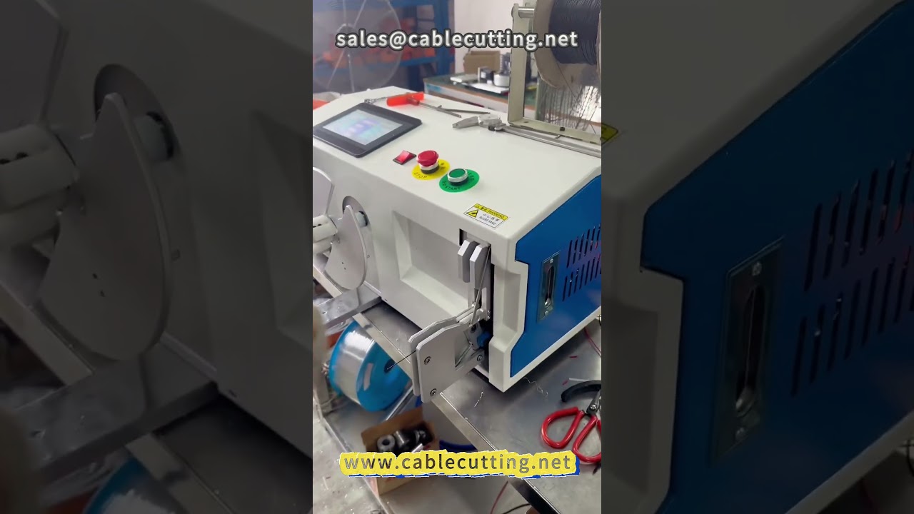Automatic sorting wire winding machine, #wire processing #wire tying machine #automatic wire winding