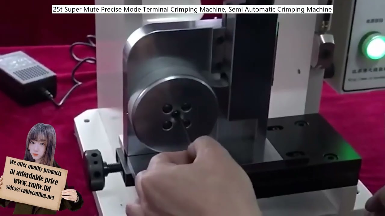 25t Super Mute Precise Mode Terminal Crimping Machine, Semi Automatic Crimping Machine