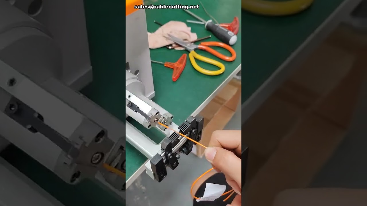 Coaxial Cable Stripping Machine for Transformer Wire Processing