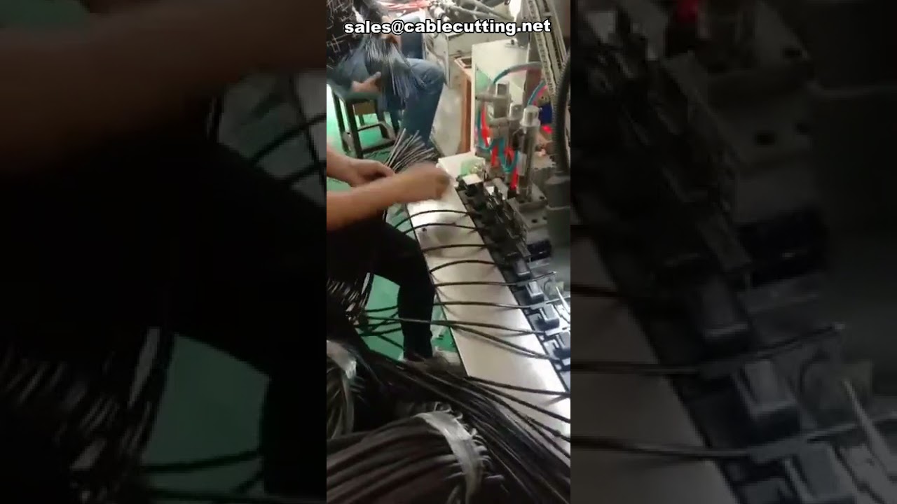 Automatic Tow Pin Plug Terminal Crimping Machine, Plastic Plug Crimper