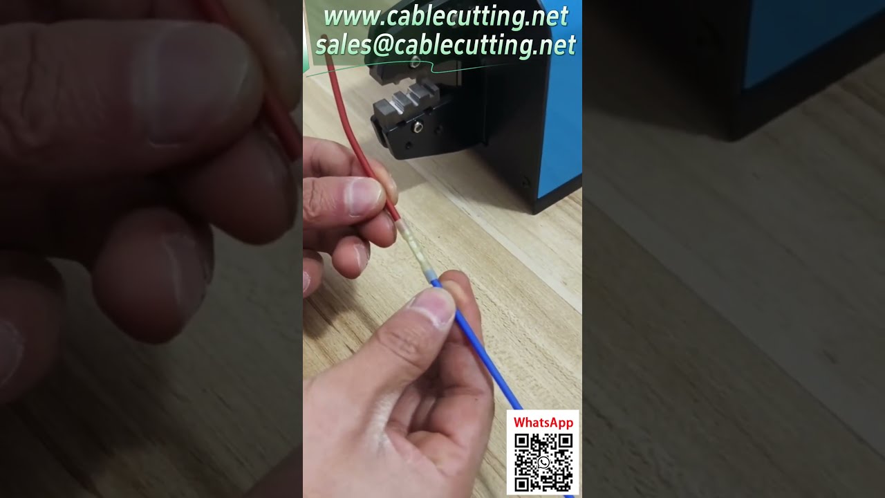 氣動壓接機  防水端子一次成型壓接演示