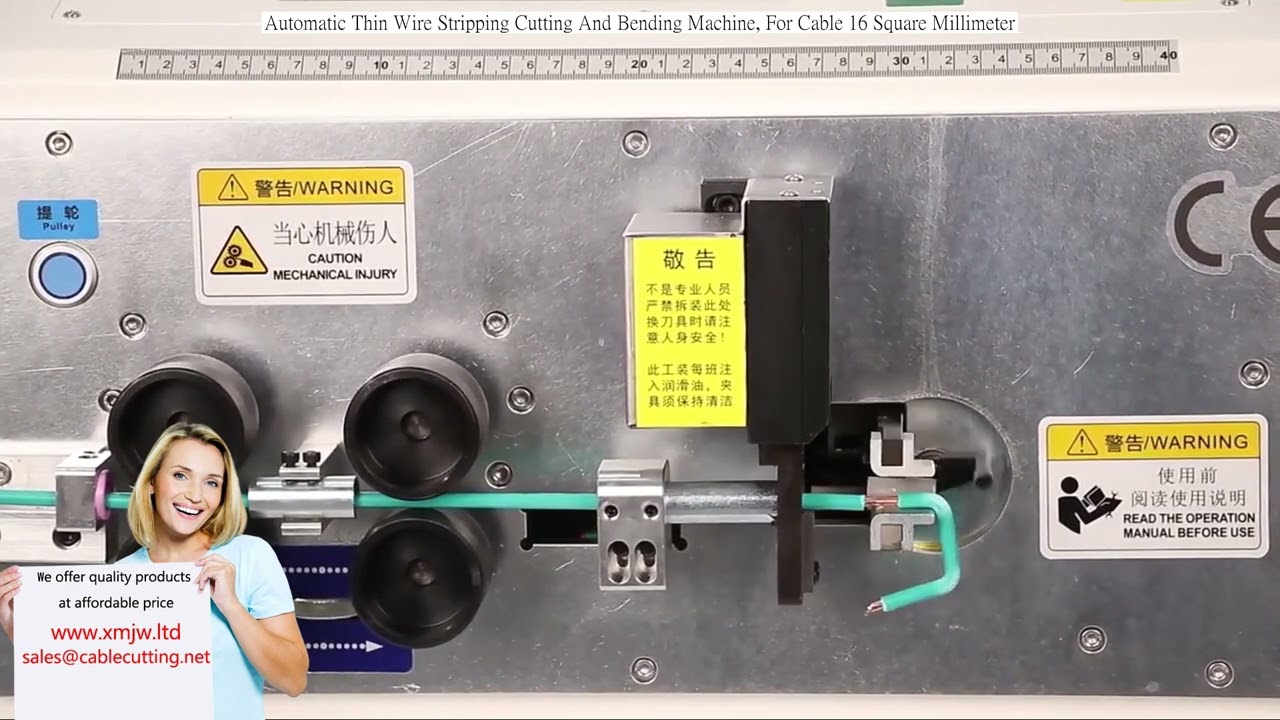 Automatic Thin Wire Stripping Cutting And Bending Machine, For Cable 16 Square Millimeter