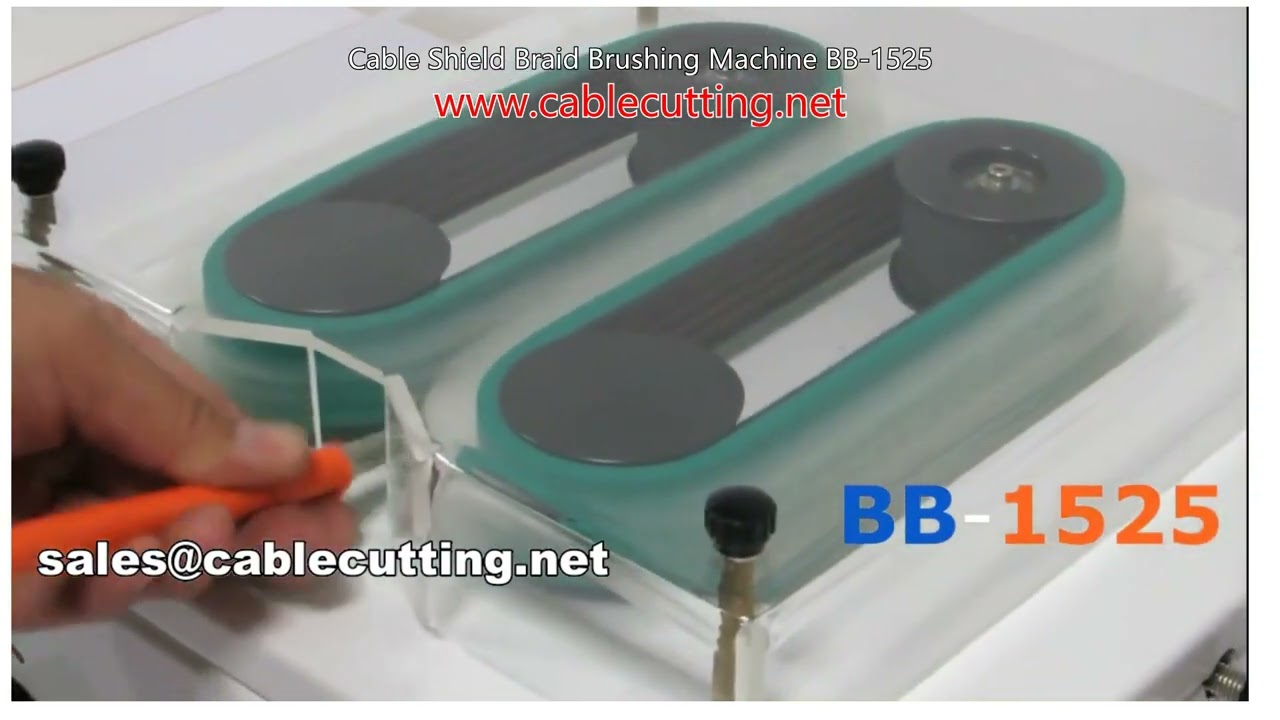 cable shield braid brushing machine BB-1525