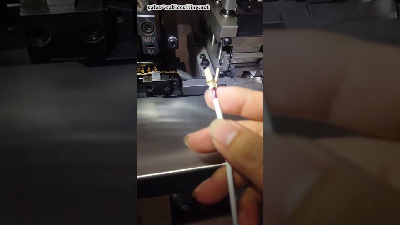 Ultra Short Jacket Multi-Core Stripping and Crimping Machine for 10mm Min Jacket Length