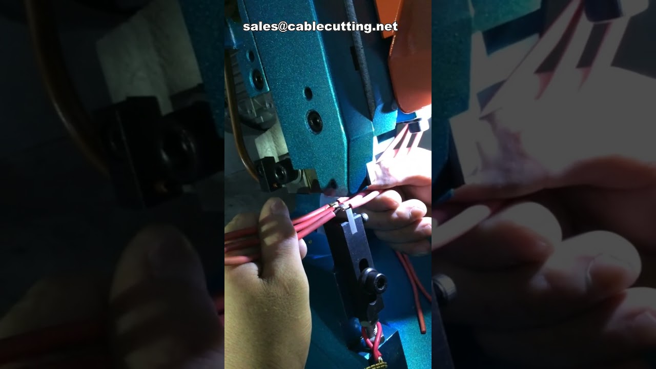 Wire Splicing, Copper Belt Cutting Crimping, and Terminal Crimping Machine