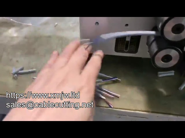 WPM-360 Automatic Wire Cutting Stripping and Twisting Machine for Mobile Wire 1-999999mm