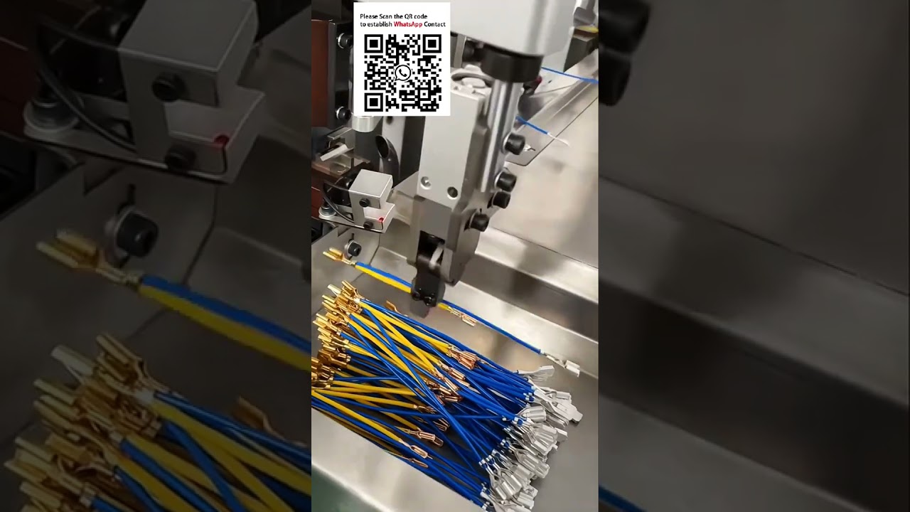Fully Automatic Triple Wire Co Crimping Terminal Machine #Automation Equipment