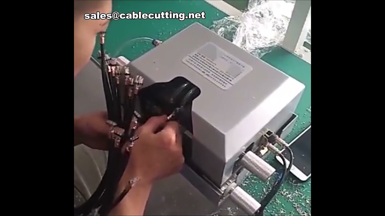 Multi-Core Wire Head Stripping Machine, Parallel Cable Peeling Machine, VGA-DVI Data Cable Stripper
