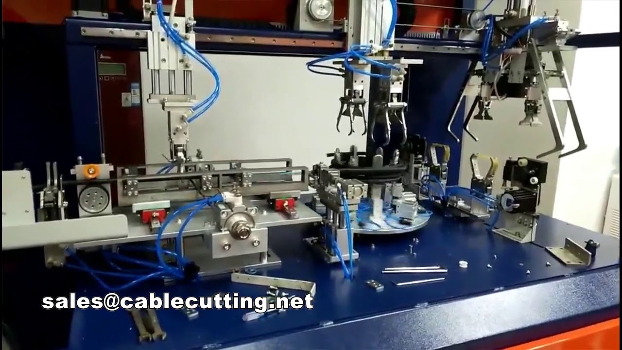Fully Automatic Wire Cutting Stripping Winding Coiling and Tying Machine