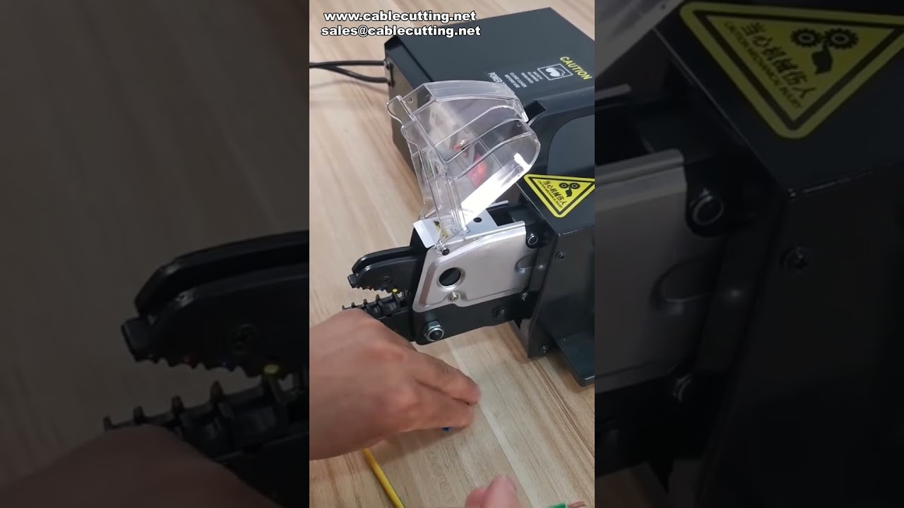 All in One Electric Terminal Crimping Machine Cut, Strip, and Crimp