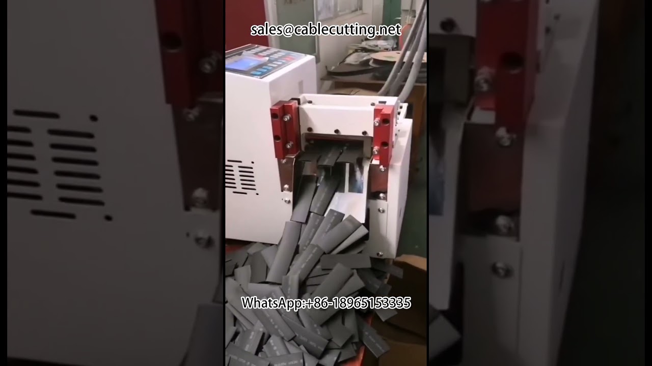 Wire harness processing automation Equipment #stripping machine #cut heat shrinkable tube machine #c
