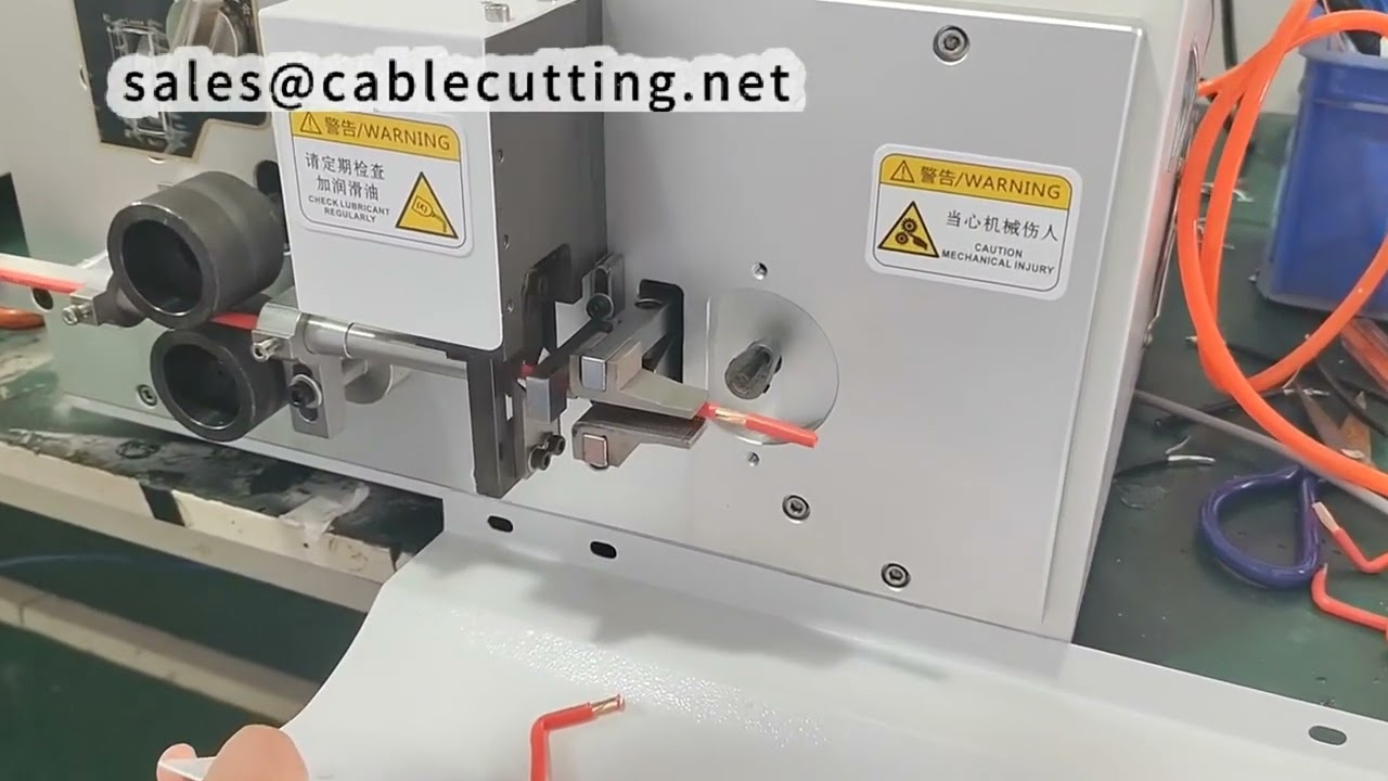 Wire Stripping and Bending Machine 6-mm2, U-Shape Demo, Custom Shapes