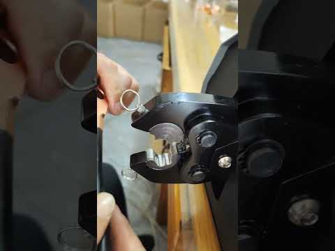 Powerful Pneumatic Crimping Machine for Thick Open Lugs and Various Terminals #machine #cable