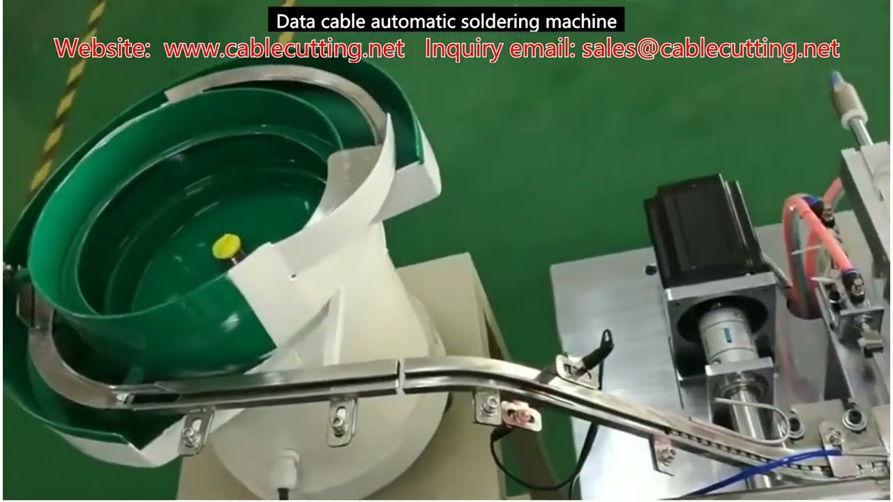 Data cable automatic soldering machine