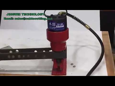 Flat iron copper plate punching hole machine Angle steel punch tool Hydraulic hand metal sheet punch
