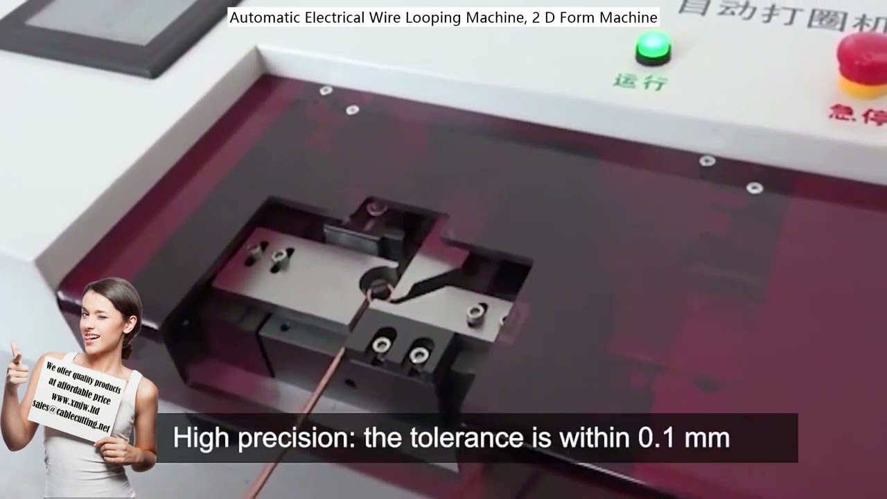 Automatic Electrical Wire Looping Machine, 2D Form Machine for Factory Automation