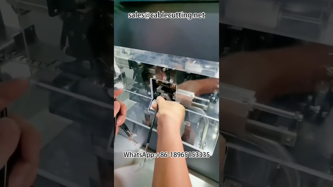 Waterproof Plug Automatic Wire Stripping and Crimping Machine
