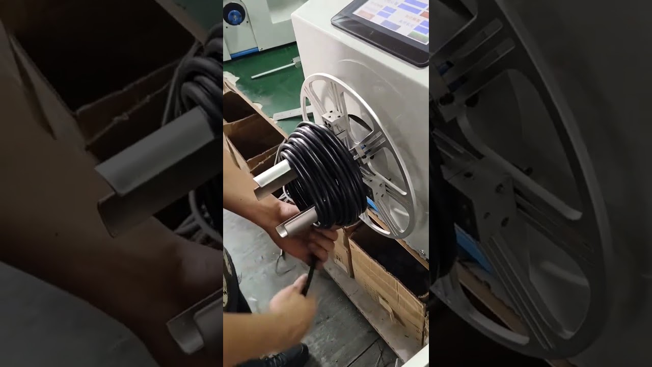 Large Diameter Wire Winding and Tying Machine #factory #machine