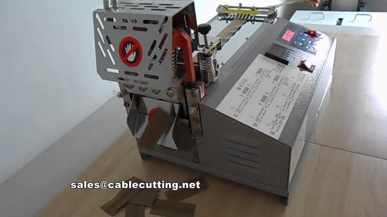 Metal Plastic Zipper Cutting Machine | Straight & Zigzag Cutter