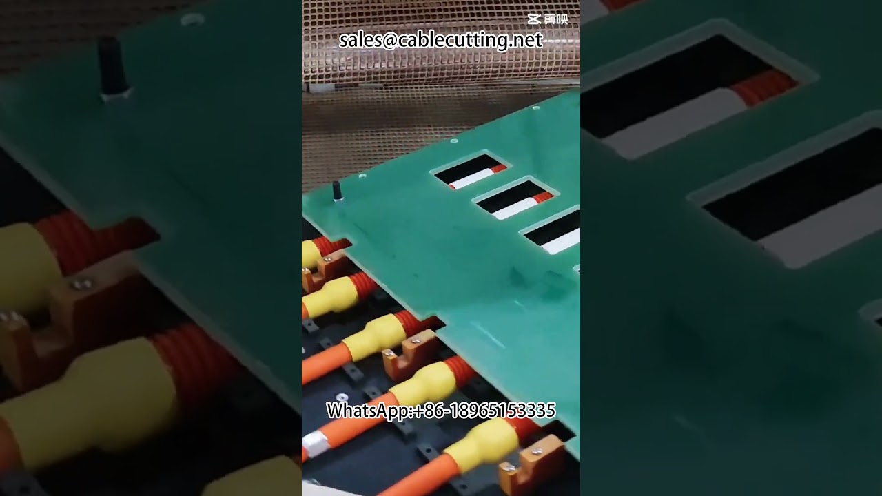 New energy cable processing harness Equipment #stripping machine #terminal machine #heat shrinkable