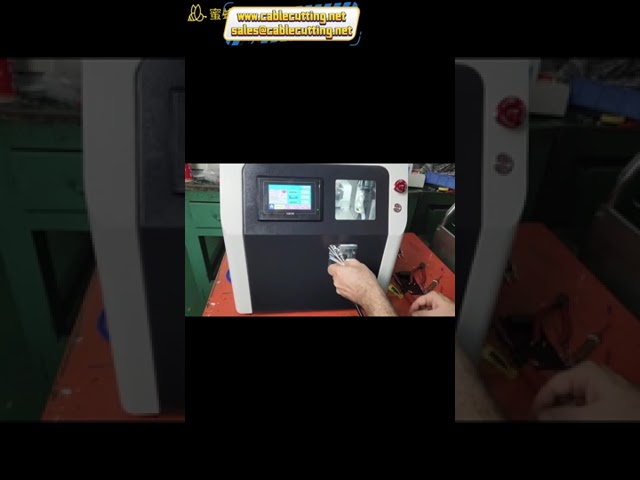 wire cutting ferrule cable stripping twisting crimping machine with 3 terminal feeder