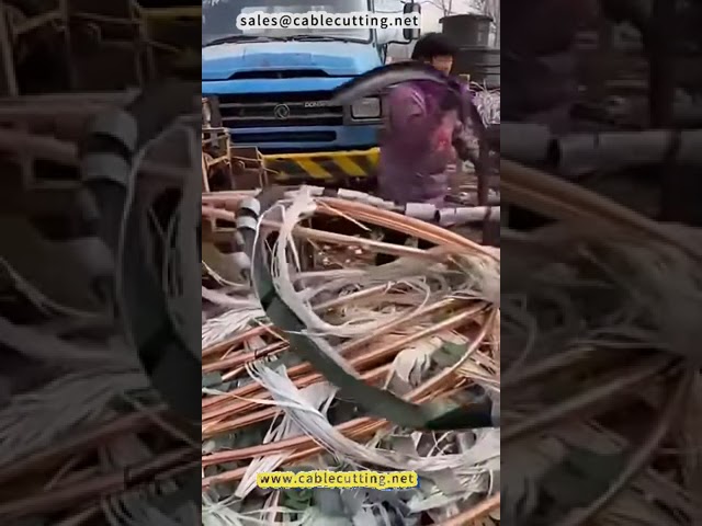 Automatic Powerful Scrap Copper Wire Stripping Machine