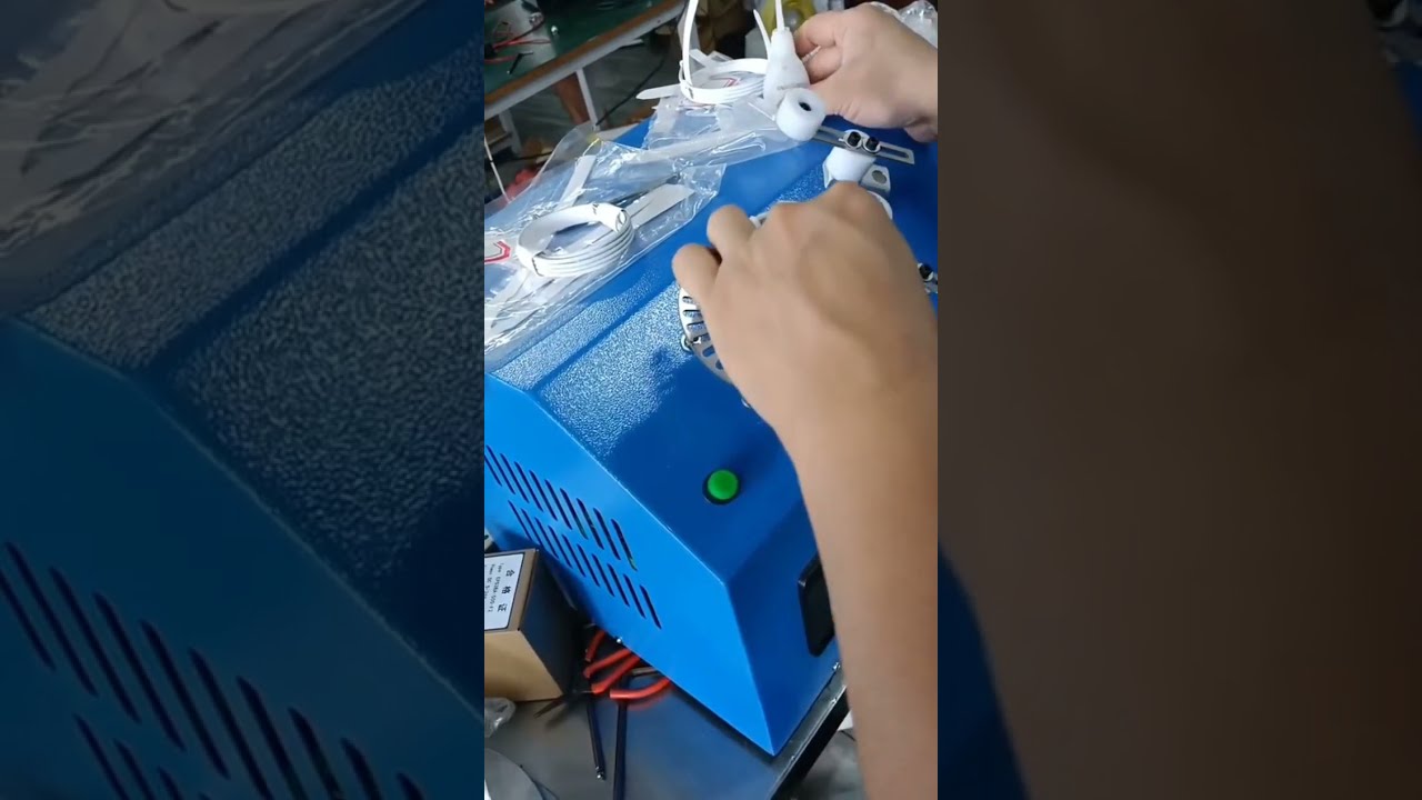 Data Cable Paper Card Winding Machine #factory #machine #automobile