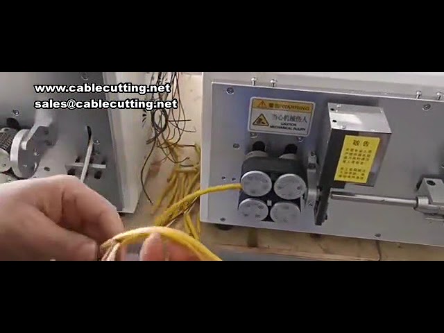 Cutting wire stripping machine, double line cutting and twisting wire stripping machine, large squar