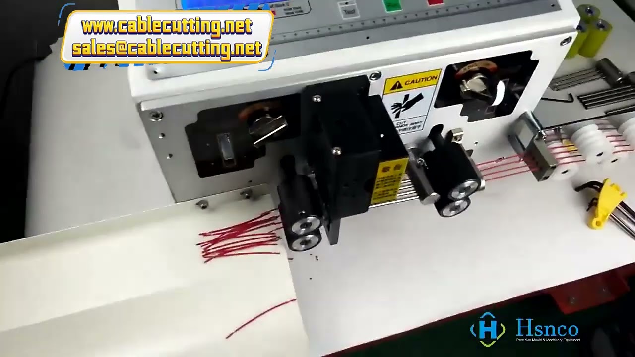 4 Wire Feeding Cable Stripper&Cutter Machine with 1 Set EXTRA Stripping Tungsten Carbide Blade