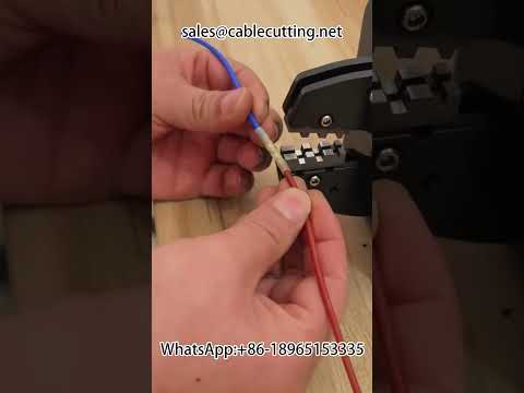 Pneumatic crimping heat shrinkable waterproof terminals