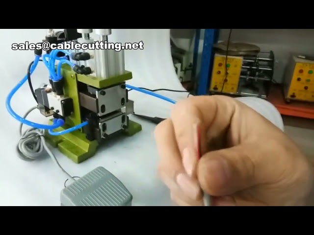 3F Pneumatic Multi-Core Cable Stripping Machine for Industrial Automation